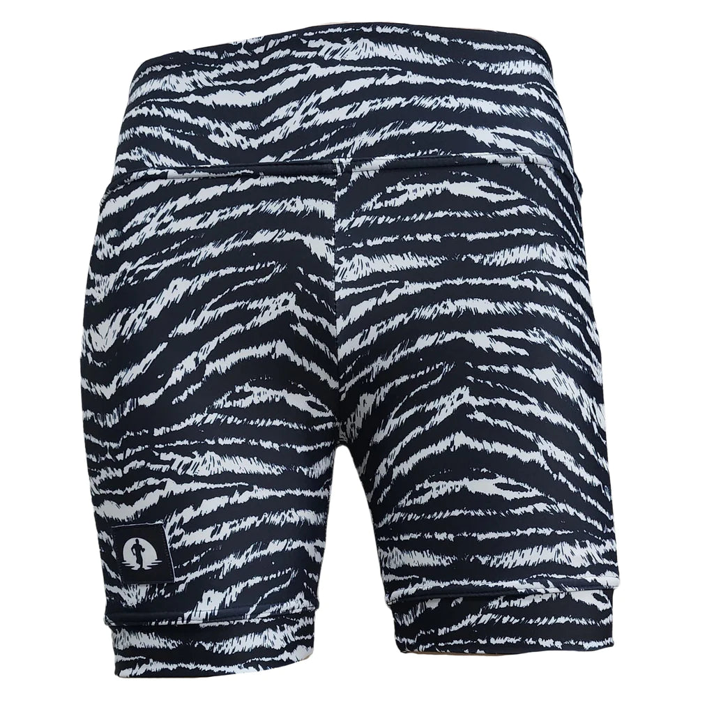 Zebra Ladies High Waist Funky Pants