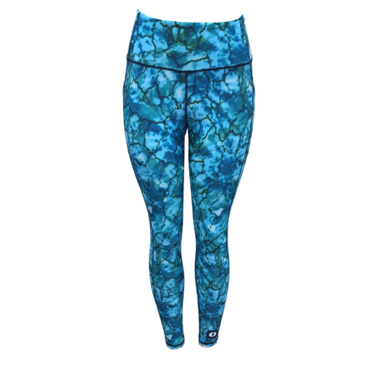 Tie Dye Ladies High Waist Full Length Leggings