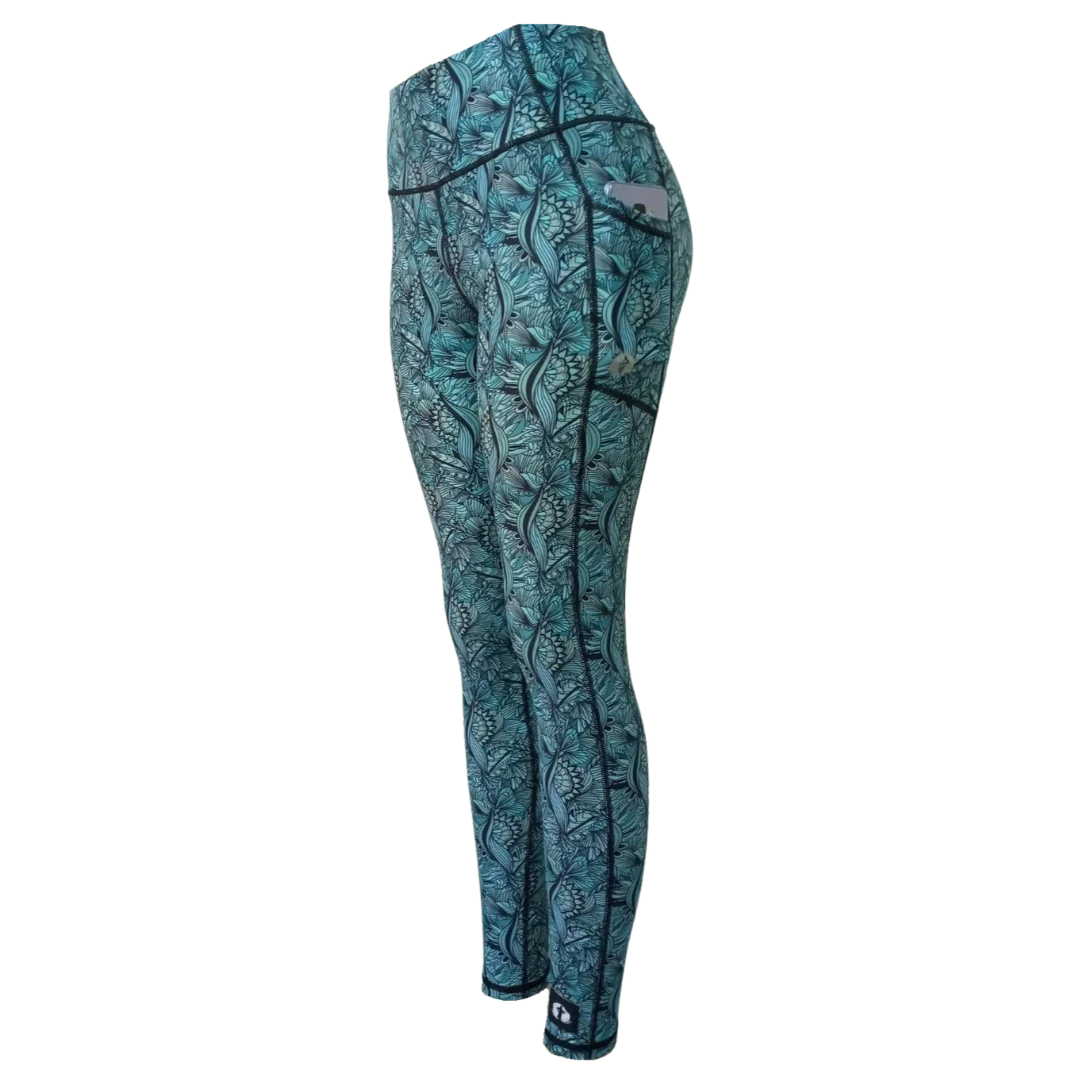 Fantasy Jungle Ladies High Waist Full Length Leggings