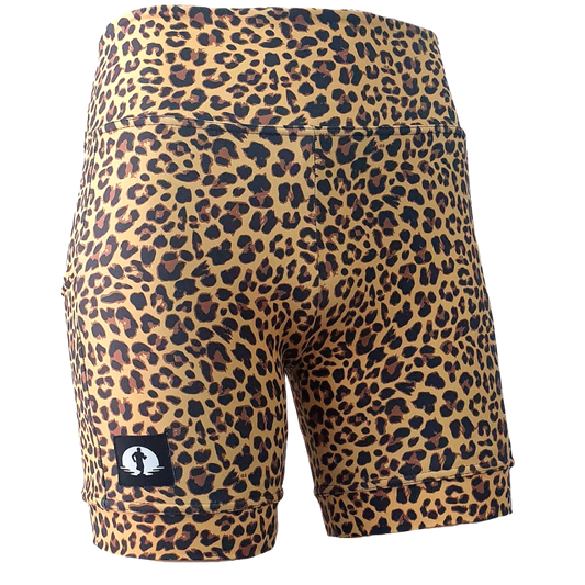 Leopard Kids High Waist Funky Pants