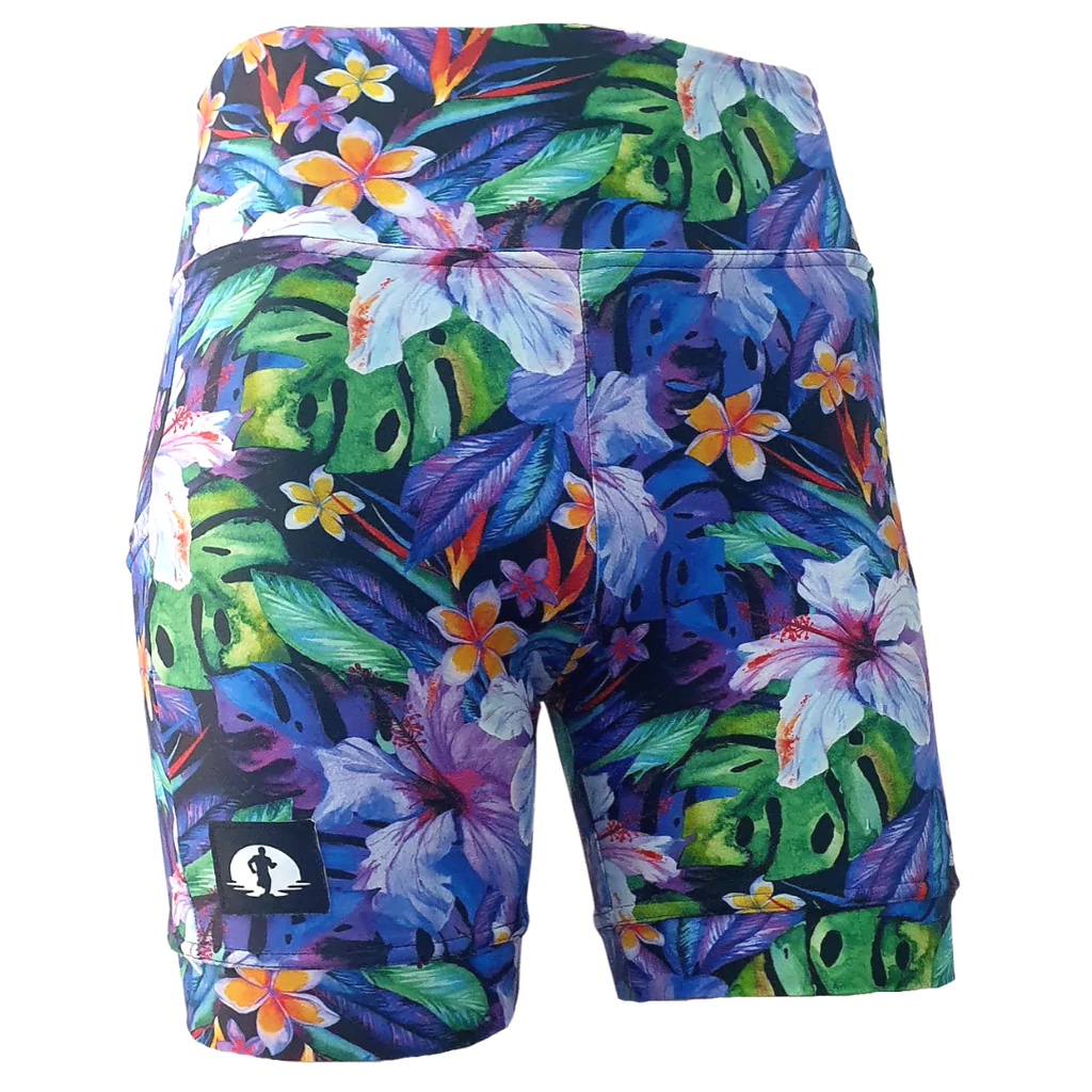 Hibiscus Ladies High Waist Funky Pants