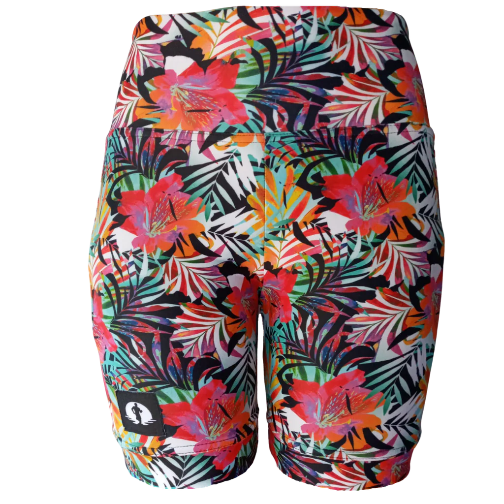 Hibiscus Brights Ladies High Waist