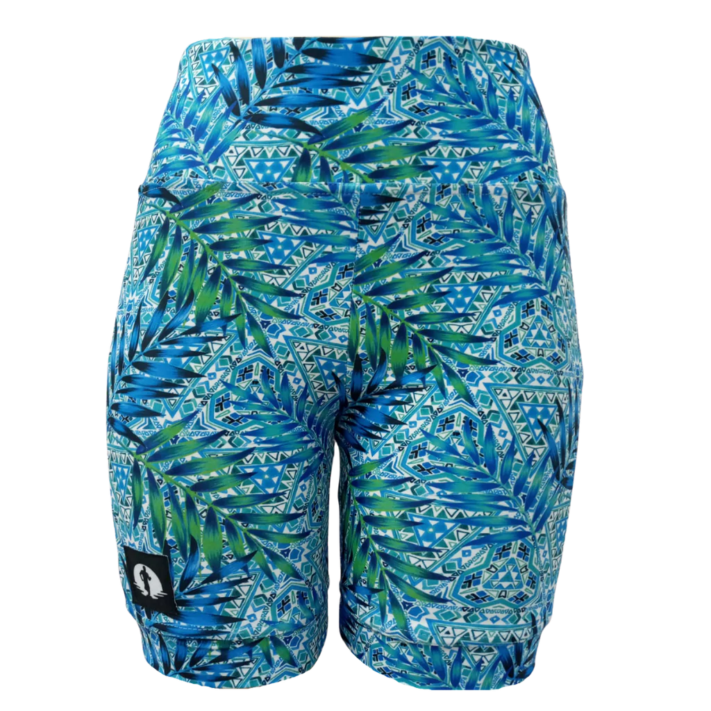 Mayan Palms Ladies High Waist Funky Pants