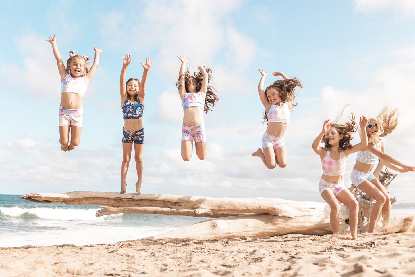 Poppy Paradise Gymnastics Crop Top and Shorts Set