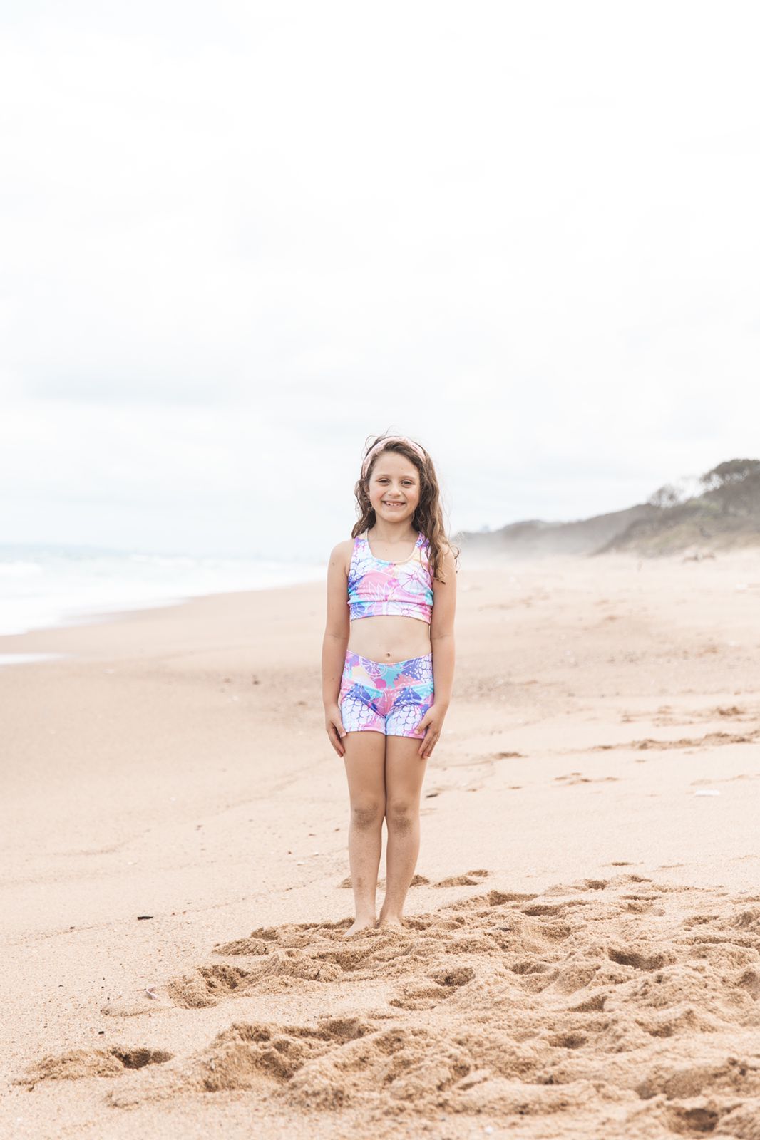 Fruit Cocktail Gymnastics Crop Top and Shorts Set